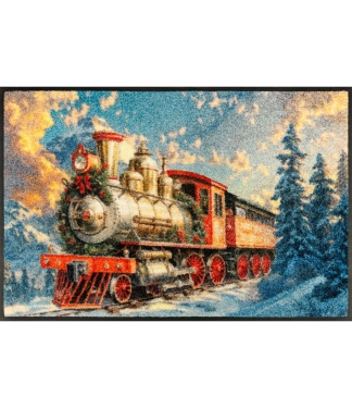 kalėdinis duru kilimėlis namams