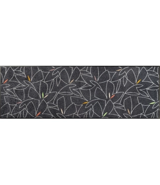 kiliminis takas pilkos spalvos plaunamas