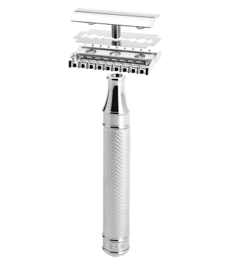 muhle skustuvas vyrams metalinis dviasmenis