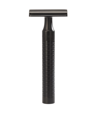 prabangus juodas skustuvas vyrams muhle