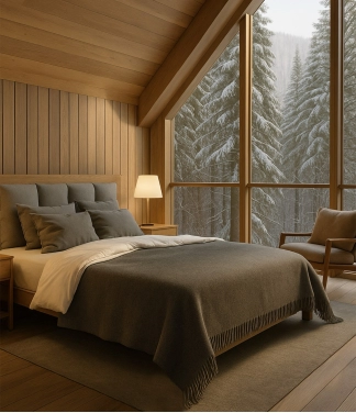 Vilnas gultas pārklājs Scandimama 16