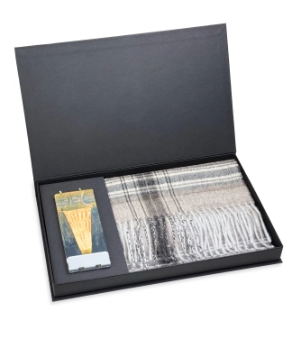 vilnonis salikas ir zvake dovanos vyrams