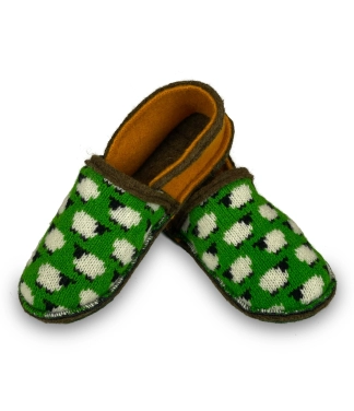 vilnonės šlepetės su avytėmis