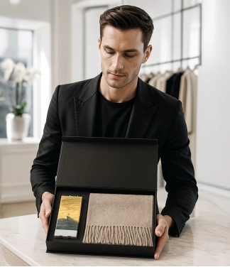 dovanos vyrams vilnonis salikas ir zvake zodiakas