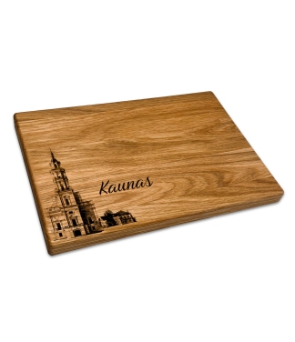 Personalizēts koka griešanas dēlis Kaunas biznesa dāvanai