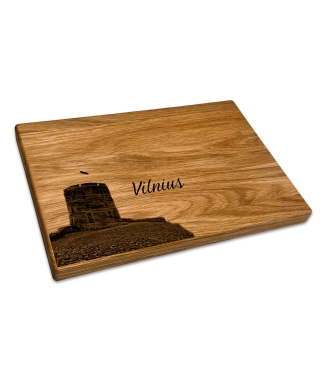 Iegravēts griešanas dēlis Vilnius