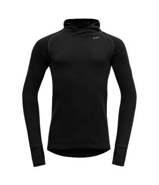 melna Silts termokrekls ar kapuci Devold