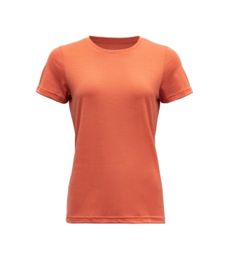 Koraļļu krāsas merino krekls sievietēm Devold