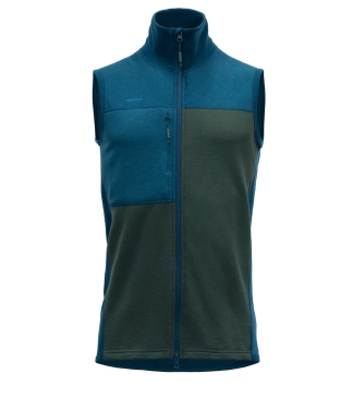Zili-zaļa vīriešu vilnas veste Devold