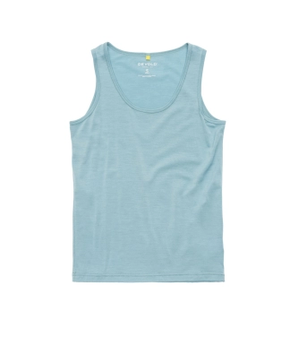 Zils merino vilnas krekls sievietēm bez piedurknēm