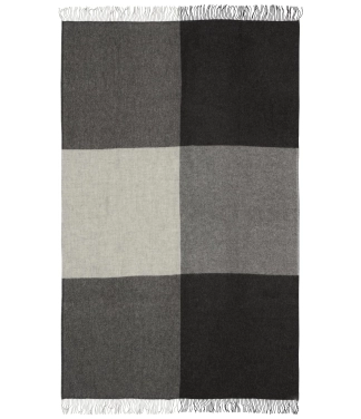 Stilīgs vilnas pleds pelēks