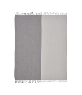 Pelēkto toņu merino vilnas pleds Scandimama Slate Concrete 2212