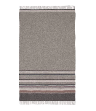 Skandināvu stila pelēktoņu vilnas pleds Scandimama Dark Grey 836