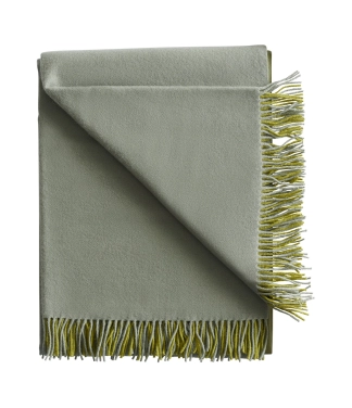 Merino vilnas pleds Scandimama Lime Moss 2204