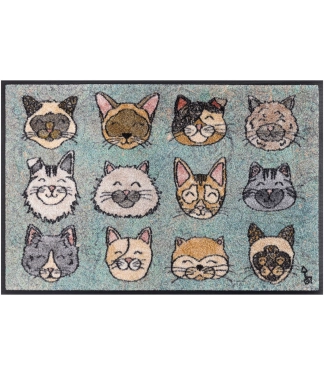Durvju paklājs Kleen-Tex Love Cats