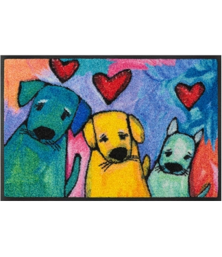 Durvju paklājiņi ar kucēniem Doggies
