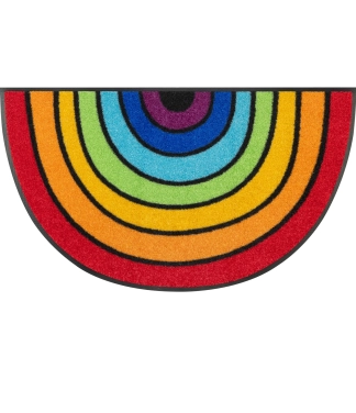 Rainbow krāsainais durvju paklājs Round Rainbow