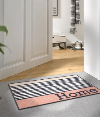Mazgājams durvju paklājs Home Stripes