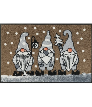 Ziemassvētku durvju paklājs Winter Gnomes