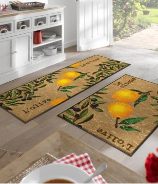 Mazgājams virtuves paklājs Le Citron