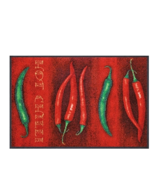Sarkans durvju paklājiņš Ho Chilli