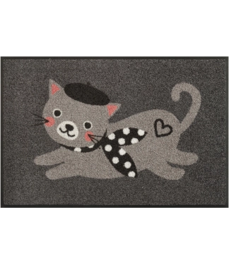 Pelēks durvju paklājiņš Madame Minou