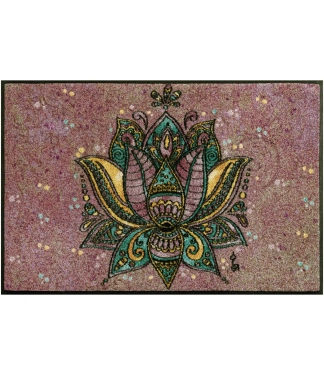 Durvju paklājs ar ziedu Lotus Blossom