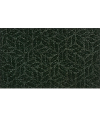 Zaļais durvju paklājs Leaves Midnight Green