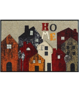 Durvju paklājs ar mājiņām Home Stories