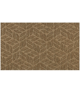 Brūns durvju paklājiņš Leaves taupe