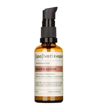 losjonas po skutimosi wood spices