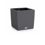 Stilīgs puķu pods Lechuza Cube Cottage 40