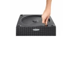 Stilīgs puķu pods Lechuza Cube Cottage 40 4