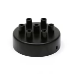 Melns metāla plafons J7 – 7 caurumi