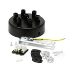 Melns metāla plafons J7 – 7 caurumi 1