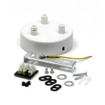 Balts metāla plafons B3 – 3 caurumi. 1