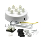 Balts metāla plafons B7 – 7 atveres 1