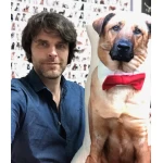 Personalizēts Happy - mājdzīvnieku spilvens 1