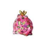 Maza keramikas naudas kaste bērniem Freds varde