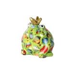 Maza keramikas naudas kaste bērniem Freds varde