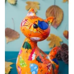 Keramikas rotaļīga naudas kastes kaķenīte Caramelė 2