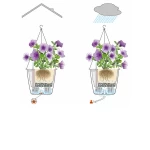 Piekarināms puķu pods Lechuza Nido Cottage 28 10