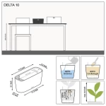 Augu kaste Lechuza Delta Premium