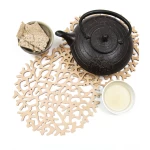 Stilinga interjero detalė medinis padėkliukas O6 1