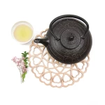 Stilingas medinis padėkliukas apvalus 1