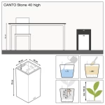 Augsts taisnstūra kolonnas pods Lechuza Canto 1