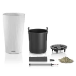 Stilīgs cilindriskas formas puķu pods Lechuza Cilindro Color 3