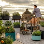 Stilīgs puķu pods Lechuza Pila 5