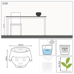 Dāvana bērnam gudrs puķu pods Lechuza OJO