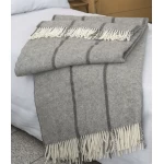 Vilnas pleds Scandimama Dark Nordic Grey 126 1